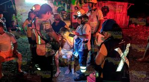 Se salva de morir quemado en Álamo Se salva de morir quemado en Álamo