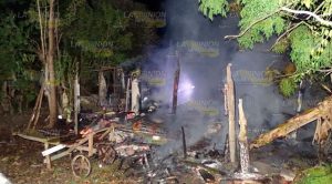 Se salva de morir quemado en Álamo Se salva de morir quemado en Álamo