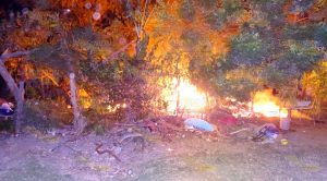 Se salva de morir quemado en Álamo Se salva de morir quemado en Álamo