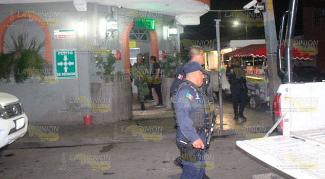 Sorpresivo operativo en bares y cantinas de Poza Rica