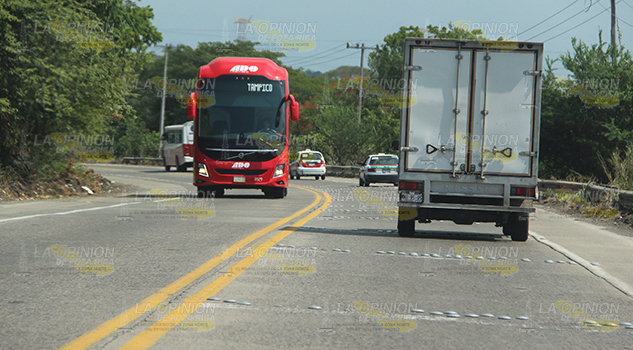 Tramo intertroncal Poza Rica al entronque con la autopista 32D, al límite