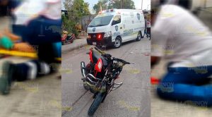 Tres heridos en fuerte accidente de motocicletas en Pánuco Tres heridos en fuerte accidente de motocicletas en Pánuco