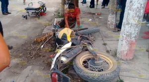 Tres heridos en fuerte accidente de motocicletas en Pánuco Tres heridos en fuerte accidente de motocicletas en Pánuco