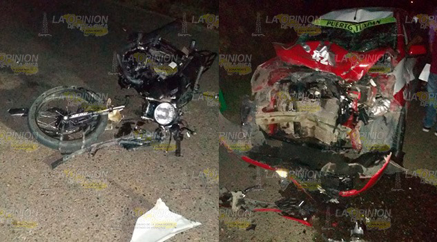 Un muerto y un herido tras choque en la comunidad de Chichimantla Un muerto y un herido tras choque en la comunidad de Chichimantla