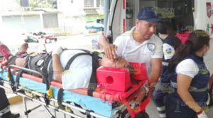 Hombre se lesiona al caer de más de 5 metros de altura