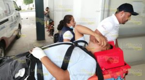 Hombre se lesiona al caer de más de 5 metros de altura