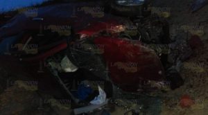 ¡Pierde el control y vuelca! en el kilómetro 16 Tuxpan-Naranjos