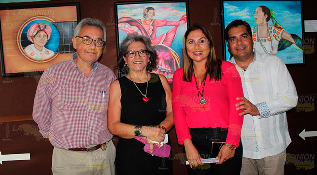 Jimenez Rodriguez inaugura la Exposición pictórica “Ecletico”