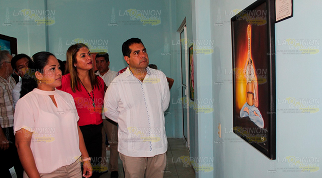 Jimenez Rodriguez inaugura la Exposición pictórica “Ecletico”
