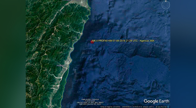 Taiwán registra dos sismos de 6 y 4.6 grados