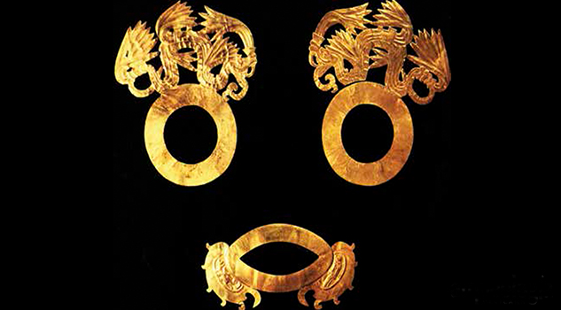 Oro Centroamericano en el cenote sagrado de Chichén Itzá