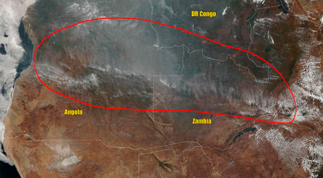 Incendios en África son más extensos que en el Amazonas