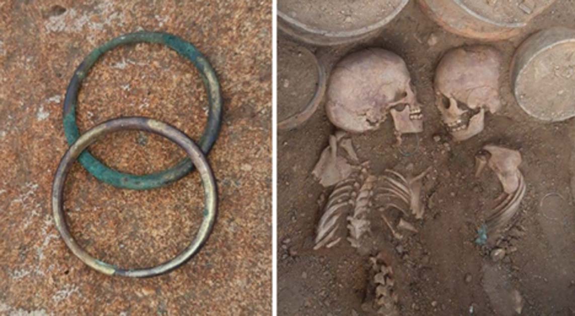Encuentran Conmovedor Entierro Doble de 4.000 Años en Kazajstán