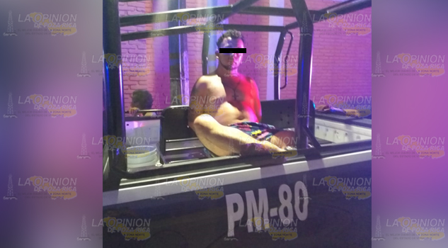 ¡Ebrio sujeto agrede a su esposa!