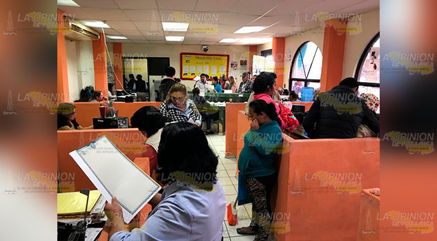 Aumentan casos de menores sin actas