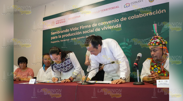 Vivienda rural para 100 familias en Papantla