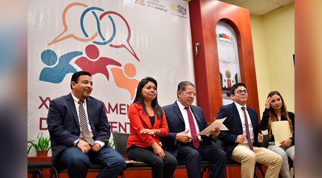 Inician trabajos del Parlamento de la Juventud Veracruzana 2019