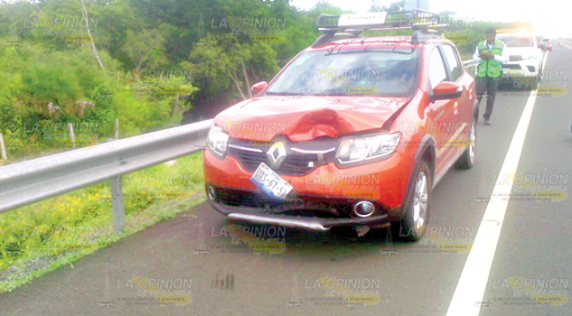 Embiste a motociclista y fallece, los hechos en la autopista Tuxpan-Naranjos