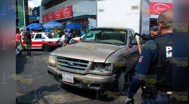 Navajeado en pleno centro de la ciudad de Poza Rica
