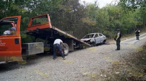 Abandonan vehículo calcinado y desbalijado en la localidad de Ixtlar Abandonan vehículo calcinado y desbalijado en la localidad de Ixtlar
