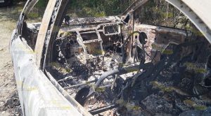 Abandonan vehículo calcinado y desbalijado en la localidad de Ixtlar Abandonan vehículo calcinado y desbalijado en la localidad de Ixtlar