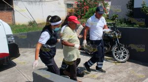 Anciano se macheteo cuando chapeaba su terreno en Coatzintla