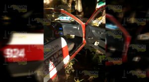 Aparatoso choque, taxi impacta camioneta en Papantla Aparatoso choque, taxi impacta camioneta en Papantla