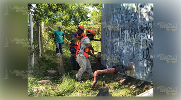Buscan mejorar el servicio de agua en Cerro Azul