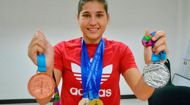 Clavadista veracruzana regresa con de medallas de los JP Lima 2019 Clavadista veracruzana regresa con de medallas de los JP Lima 2019
