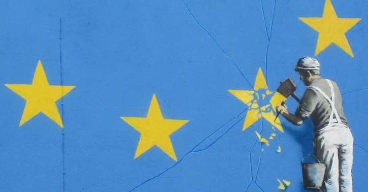 Desaparece misteriosamente la obra de Banksy contra el Brexit