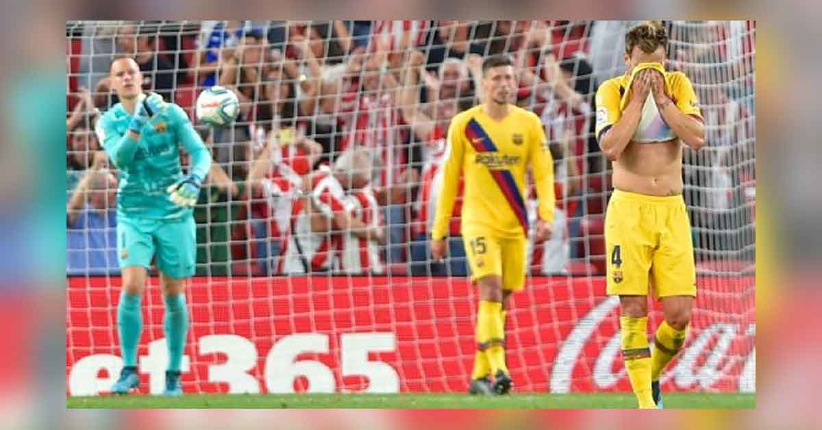 El Barca comenzó la Liga de mala manera