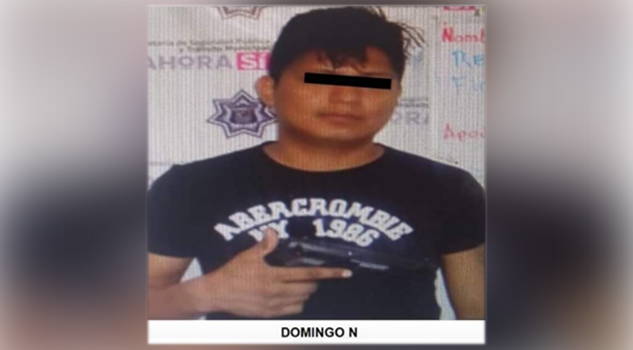 Detienen a joven por portar pistola de plástico en La ceiba
