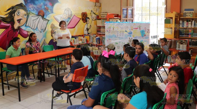 Fomentan el gusto por la lectura en menores de Tihuatlán