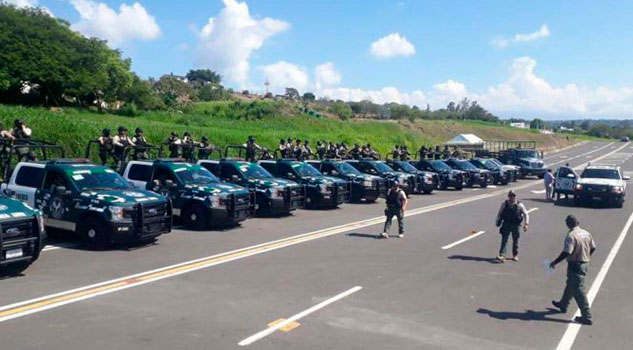 Fuerza Civil llega a Coatzacoalcos para reforzar seguridad Fuerza Civil llega a Coatzacoalcos para reforzar seguridad