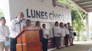 Gobierno de Poza Rica reanuda actos cívicos itinerantes con el inicio del Ciclo Escolar
