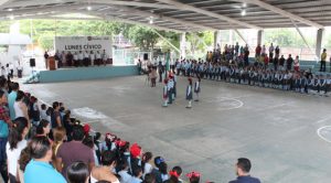 Gobierno de Poza Rica reanuda actos cívicos itinerantes con el inicio del Ciclo Escolar