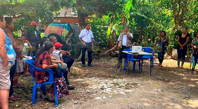 Invitan a cuidar el agua en sectores afectados de Álamo Invitan a cuidar el agua en sectores afectados de Álamo
