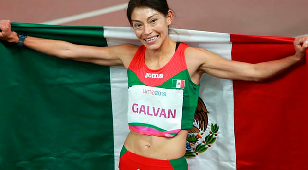 Laura Galván conquista medalla de Oro en prueba de 5 mil metros Laura Galván conquista medalla de Oro en prueba de 5 mil metros