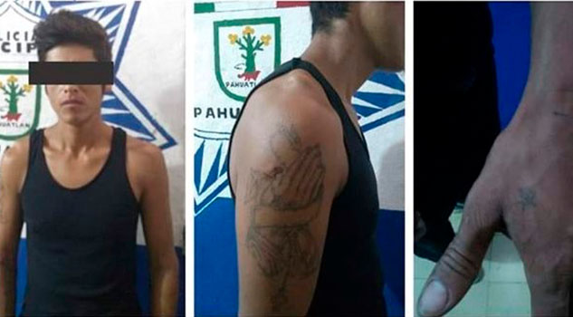 Lo agarraron policías cuando robaba una vivienda en Pahuatlán, Puebla Lo agarraron policías cuando robaba una vivienda en Pahuatlán, Puebla