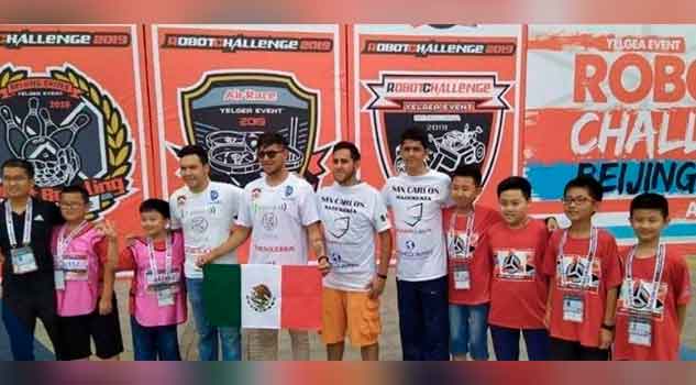 Estudiantes mexicanos se cuelgan cinco medallas en concurso Robótica