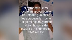 Niño lucha contra leucemia en Coyutla