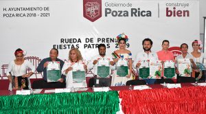 Presentan autoridades de Poza Rica programa de las Festividades Patrias Presentan autoridades de Poza Rica programa de las Festividades Patrias