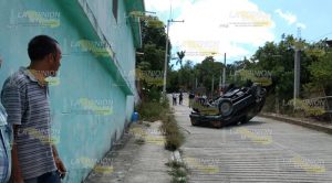 Se queda sin frenos en una pendiente en Tantoyuca