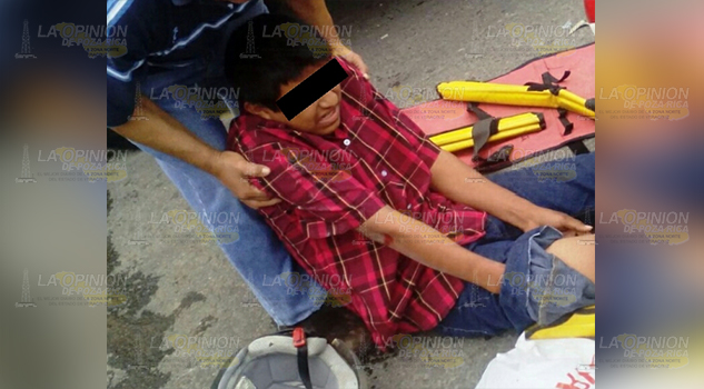 Terminó en el hospital al viajar de contrabando