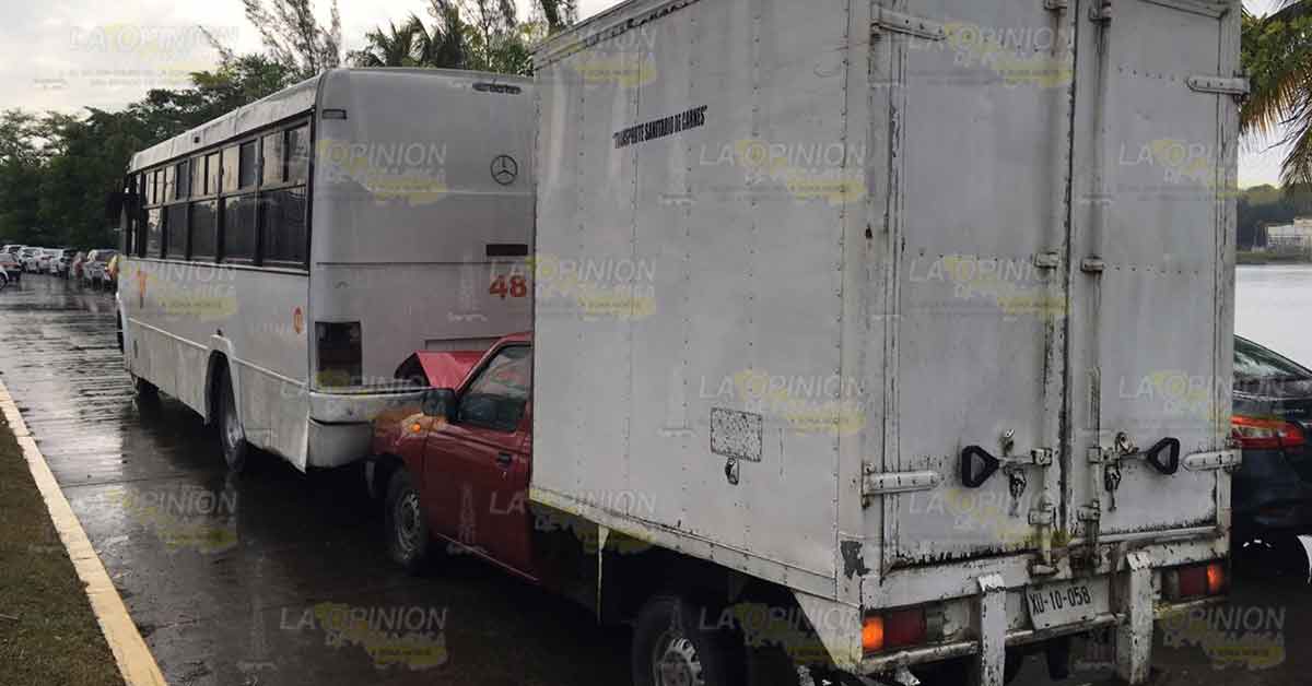 Estrella camioneta en un autobús