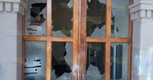Vandalizan Palacio Municipal en Altotonga