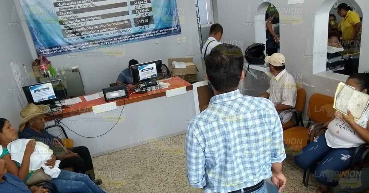 Sin formatos el Registro Civil para emitir copias certificadas en Álamo