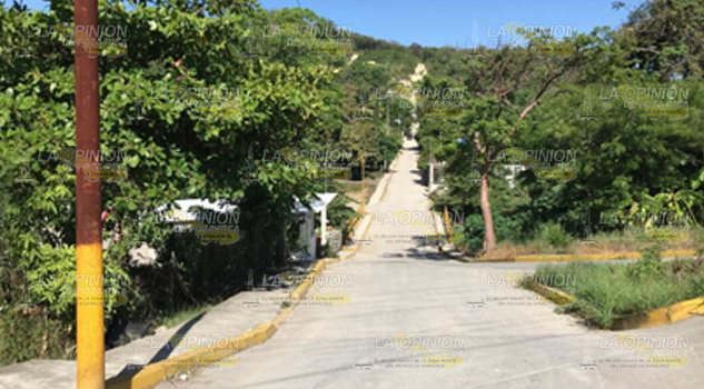 Verifica riesgos en la colonia Gutiérrez Barrios de Tihuatlán