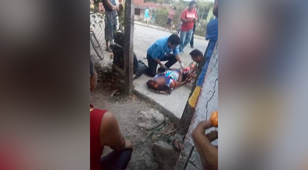 Lesionados al caerse de una motoneta