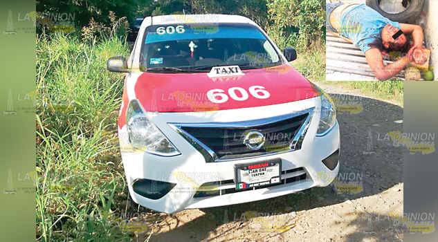 Violento asalto a taxista en Tuxpan